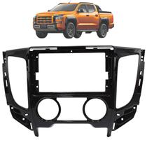 Moldura Painel Ar Mitsubishi Triton Ar Manual 9 Polegadas