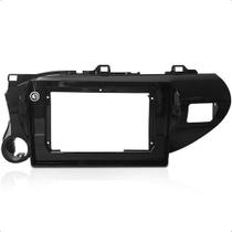 Moldura Painel Automotivo Contra Frente 10 Polegada 2 Din Toyota Hilux 2016 2017 2018 2019 2020 2021