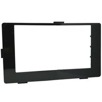 Moldura Painel Central 2 Din Mp5 Dvd Som Toyota Corolla 2018 Black Piano Expex Novum Epx327