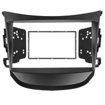 Moldura Painel Central Interno Multimidia Som Rádio 2 Din Dvd Hb20s Hb20 Hb20x Hyundai 7 Polegadas