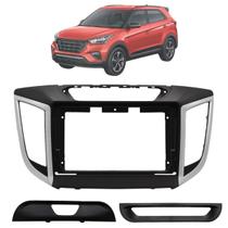 Moldura Painel Central Multimidia 9 Polegadas Hyundai Creta 2017 Até 2020