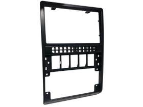 Moldura Painel Central Multimídia Rádio 2 Din Preta Embutir Fixo Carro Som Automotivo Dvd Moldura Painel Central Multimídia Rádio 2 Din Preta Embutir Fixo Carro Som Automotivo Dvd