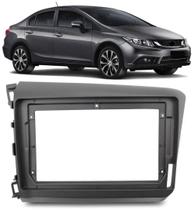Moldura Painel Dvd 2 Din 9 Polegadas Honda Civic 2012 À 2016