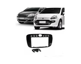 Moldura Painel Dvd 2 Din Central Multimidia Fiat Punto Linea