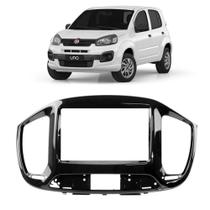 Moldura Painel Dvd 2 Din Fiat Uno 2015 2016 2017 2018 2019 2020 2021 7 Polegadas