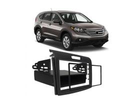 Moldura Painel Dvd 2 Din Honda Crv 2012 À 2016 Preto