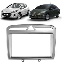 Moldura Painel DVD 2 Din Peugeot 308 408 2012 2013 2014 2015 2016 2017 2018 2019 7 Polegadas Moldura Painel DVD 2 Din Peugeot 308 408 2012 2013 2014 2015 2016 2017 2018 2019 7 Polegadas