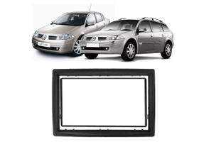 Moldura Painel Dvd Megane 2007 2008 2009 2010 11 2012 Preto