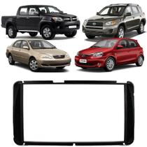 Moldura Painel Etios RAV4 Corolla Fielder 2003 a 2008 Para Multimídia Padrão Pioneer