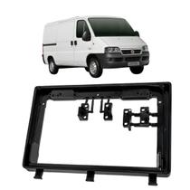 Moldura Painel Fiat Ducato 2006 A 2016 Para Multimídia 9 Polegadas Preta