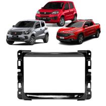 Moldura painel fiat mobi 2017-2022 para multimidia Moldura painel fiat mobi 2017-2022 para multimidia