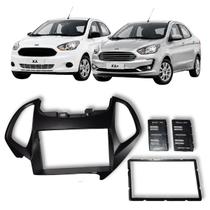 Moldura Painel Ford Ka E Ka+ 2018 A 2019 Preta Para Multimídia 9 Polegadas Moldura Painel Ford Ka E Ka+ 2018 A 2019 Preta Para Multimídia 9 Polegadas