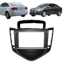 Moldura Painel GM Cruze 2009 A 2014 Preto Fosco Multimídia 9 Polegadas Moldura Painel GM Cruze 2009 A 2014 Preto Fosco Multimídia 9 Polegadas