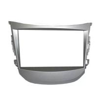 Moldura Painel HB20 2012 até 2019 sem Aro do Difusor de Ar Prata 2 Din (Chinês e Japonês) JP/CH - EPX HY-554