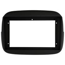 Moldura Painel Mulitmidia 9 Polegadas Fiat Mobi Preta Fosca