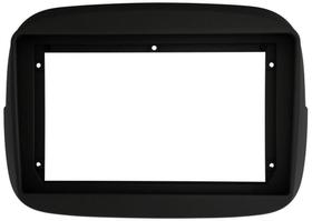 Moldura Painel Mulitmidia 9 Polegadas Fiat Mobi Preta Fosca