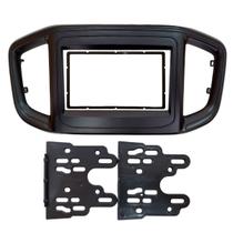 Moldura painel multimídea fiat strada 2021 a 23 preta fosco 89/j18 Moldura painel multimídea fiat strada 2021 a 23 preta fosco 89/j18