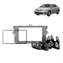 Moldura Painel Multimidia 2 Din Corolla 2008 2009 2010 2011 2012 2013