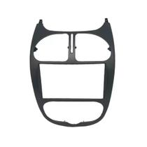 Moldura painel multimidia 2din peugeot 206 2004 a 2008