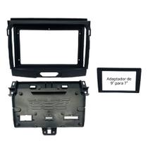 Moldura painel multimidia 7 ou 9 polegadas ford ranger 2017 Moldura painel multimidia 7 ou 9 polegadas ford ranger 2017
