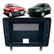 Moldura Painel Multimídia 9" Flutuante Corsa G1 Hatch 94-12 Sedan 96-12 e Classic 12-16 2Din -Fiamon
