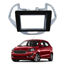 Moldura painel multimidia 9 poleg ford ka ka+ 19/21 - prata Moldura painel multimidia 9 poleg ford ka ka+ 19/21 - prata