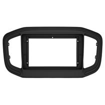 Moldura Painel Multimidia 9 Polegadas Fiat Strada 2021 Preta