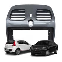 Moldura painel multimidia 9 polegadas grand siena palio sporting