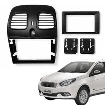 Moldura Painel Multimídia Fiat Grand Siena 9 Polegadas Preta Com Encaixe Moldura Painel Multimídia Fiat Grand Siena 9 Polegadas Preta Com Encaixe
