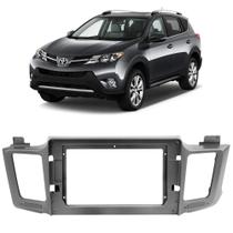 Moldura painel rav4 13/18 10 pol grafite toyota
