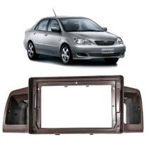 Moldura Painel Toyota Corolla Marrom Para Multimídia 9 Polegadas Moldura Painel Toyota Corolla Marrom Para Multimídia 9 Polegadas