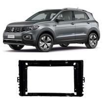 Moldura Painel Volkswagen T-Cross 2019 a 2021 9 Polegadas 2Din Expex Black Piano