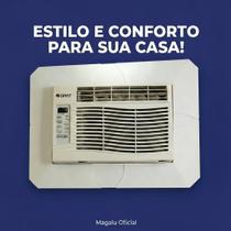 Moldura Para Ar Condicionado Regulável Branca De 5600 a 30.000btus