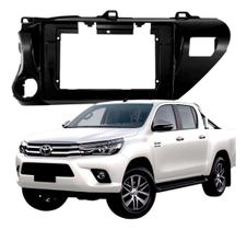 Moldura para central multimidia mp5 10 pol 2 din toyota hilux 2017 a 2023 89/z16 Moldura para central multimidia mp5 10 pol 2 din toyota hilux 2017 a 2023 89/z16