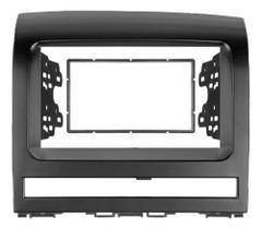 Moldura para central multimidia mp5 2 din siena strada palio 2008 a 2012 preto ou prata
