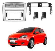 Moldura para central multimidia mp5 7 pol 2 din fiat punto 2008 a 2012 Moldura para central multimidia mp5 7 pol 2 din fiat punto 2008 a 2012
