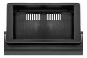 Moldura para central multimidia mp5 7 pol 2 din fiat uno mille 1994 a 2013 preta