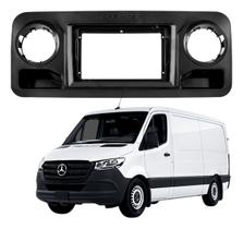 Moldura para central multimidia mp5 9 e 10 pol 2 din mercedes-benz sprinter 2018 a 2023 89/g14