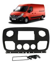 Moldura para central multimidia mp5 9 e 10 pol 2 din renault master 2013 a 2021 89/e25