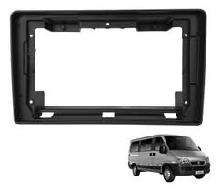 Moldura para central multimidia mp5 9 pol 2 din fiat ducato 2006 a 2016 89/j24