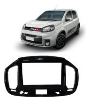 Moldura para central multimidia mp5 9 pol 2 din fiat uno 2015 a 2023 89/j25