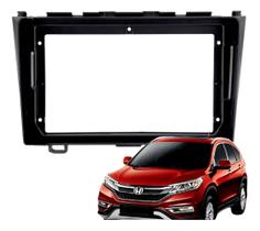 Moldura para central multimidia mp5 9 pol 2 din honda cr-v 2008 a 2011 89/v7 Moldura para central multimidia mp5 9 pol 2 din honda cr-v 2008 a 2011 89/v7