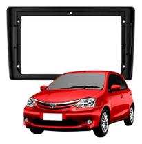 Moldura para central multimidia mp5 9 pol 2 din toyota etios 2011 a 2021 89/z13