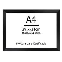 Moldura para Certificado - 21x29,7 (Sem Vidro)