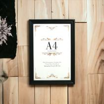 Moldura Para Certificado Diploma A4 Luxo