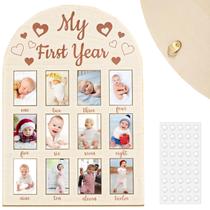 Moldura para fotos DACO MIN My 1st First Year Walnut Finish
