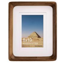 Moldura para fotos Imagem de mesa de madeira natural 8x10 a 5x7/6x8