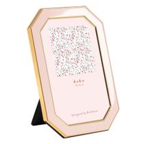 Moldura para fotos RICHFOCUS Enamel 4x6 Octagon Pink Metal Frame Moldura para fotos RICHFOCUS Enamel 4x6 Octagon Pink Metal Frame