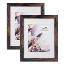 Moldura para fotos Scholartree Wooden Brown 28x36cm, conjunto de 2