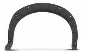 Moldura Para-lama Direito Traseiro Uno Mille Original Fiat